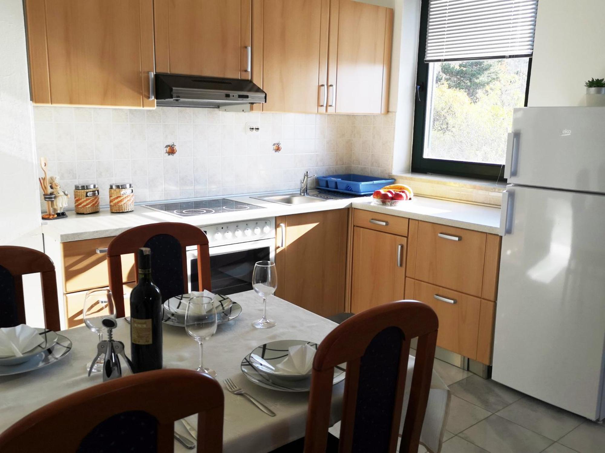 Apartmani Podobnik Klenovica Bagian luar foto