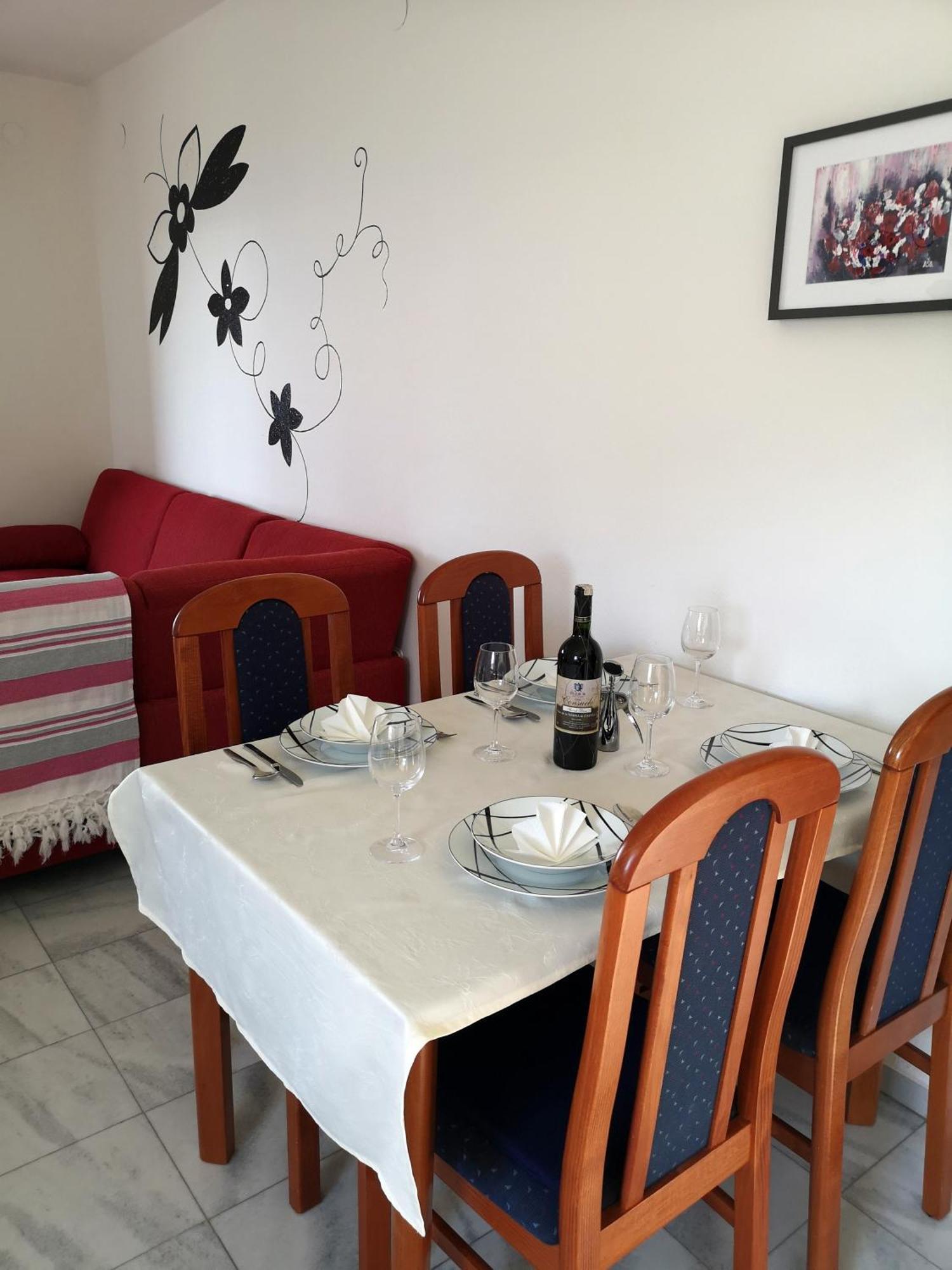 Apartmani Podobnik Klenovica Bagian luar foto